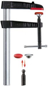 Струбцина из ковкого чугуна BESSEY TG, с Т-образной ручкой, 400х120 мм. BE-TG40S12K