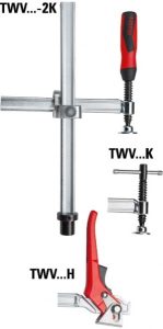 Зажимный элемент для сварочных столов BESSEY TWV16, с различной глубиной захвата, 200х30/150 мм. BE-TWV16-20-15-2K