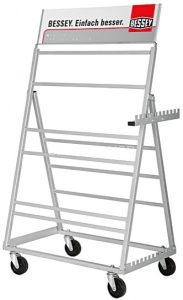 Мобильный стеллаж для струбцин BESSEY ZW, без товара BE-ZW2