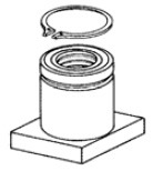 Запасная часть, резьбовая втулка для STBS BESSEY BE-3100579