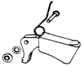 Запасная часть, защелка для BS4N BESSEY BE-3100748