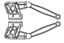 Запасная часть, губки для струбцин EKT-55 BESSEY BE-3100998