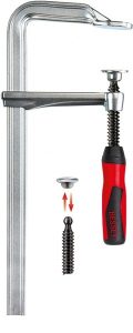 Цельнометаллическая струбцина BESSEY GZ, с двухкомпонентной ручкой, 120х60 мм. BE-GZ12-2K