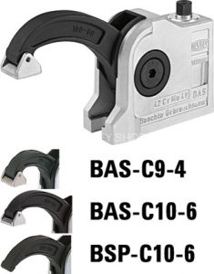 Станочный зажим BESSEY BAS-C compact, крепежное отверстие разрезное BE-BAS-C9-4